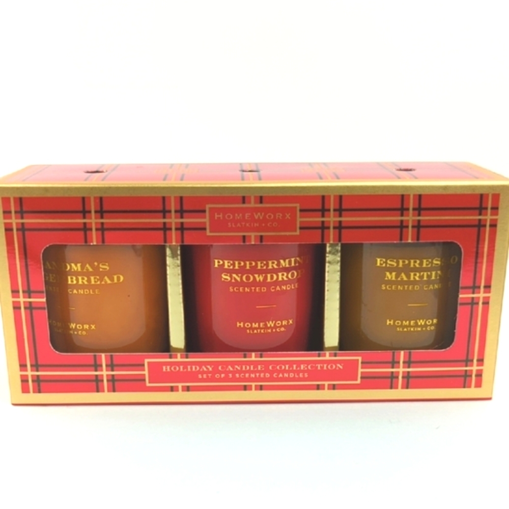 HomeWorx Holiday Candle Collection Set